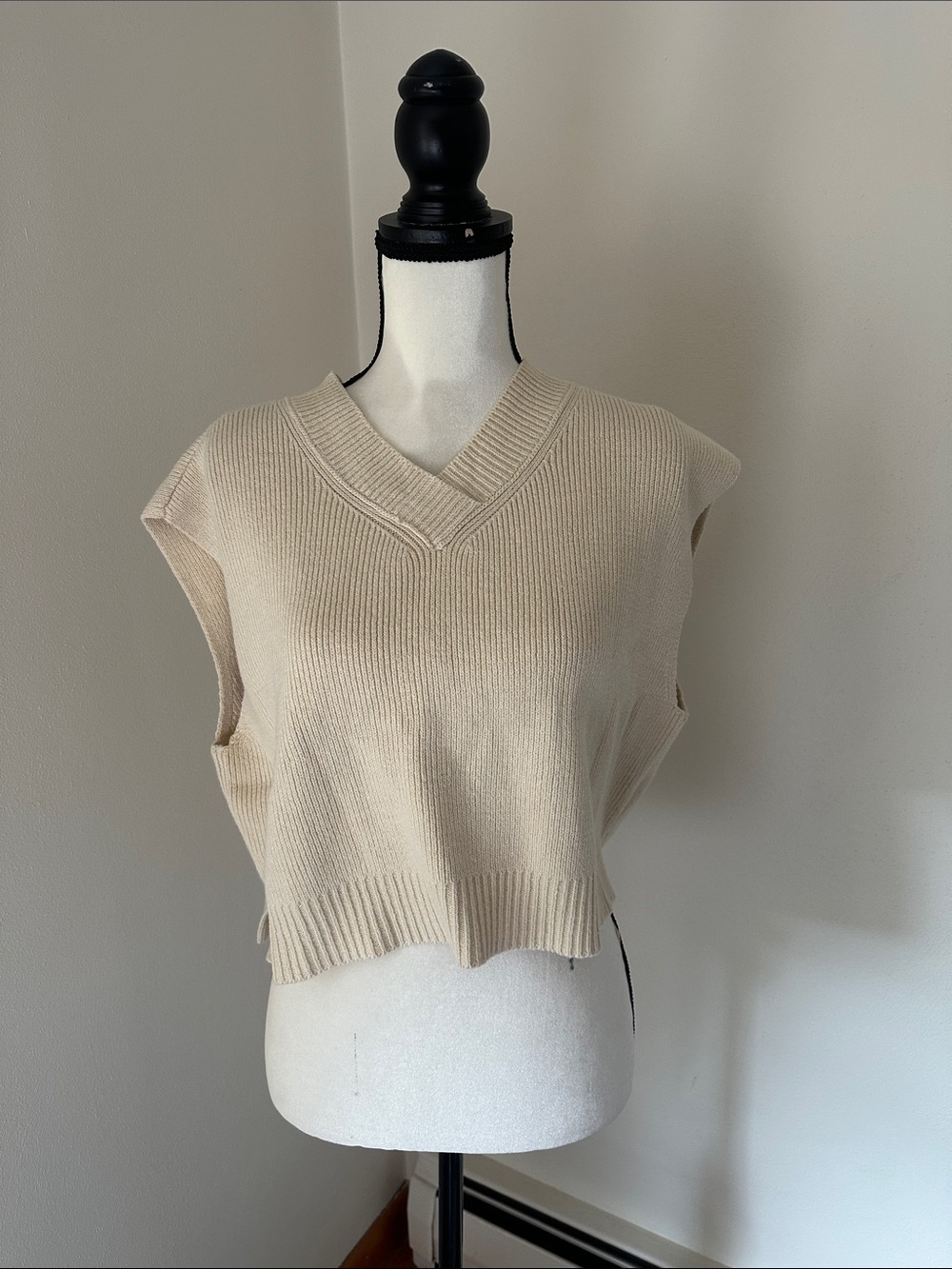 NWT Free People Cream Street Vest